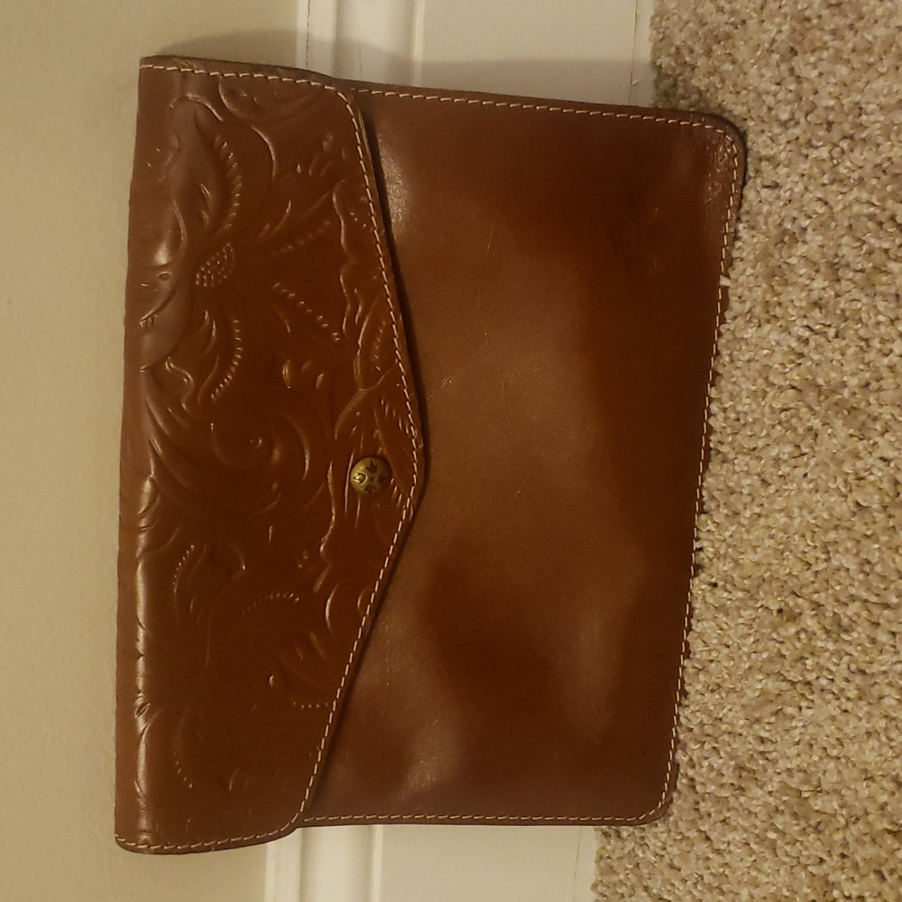 Patricia Nash Midi iPad Portfolio Case / Clutch / Italian Leather